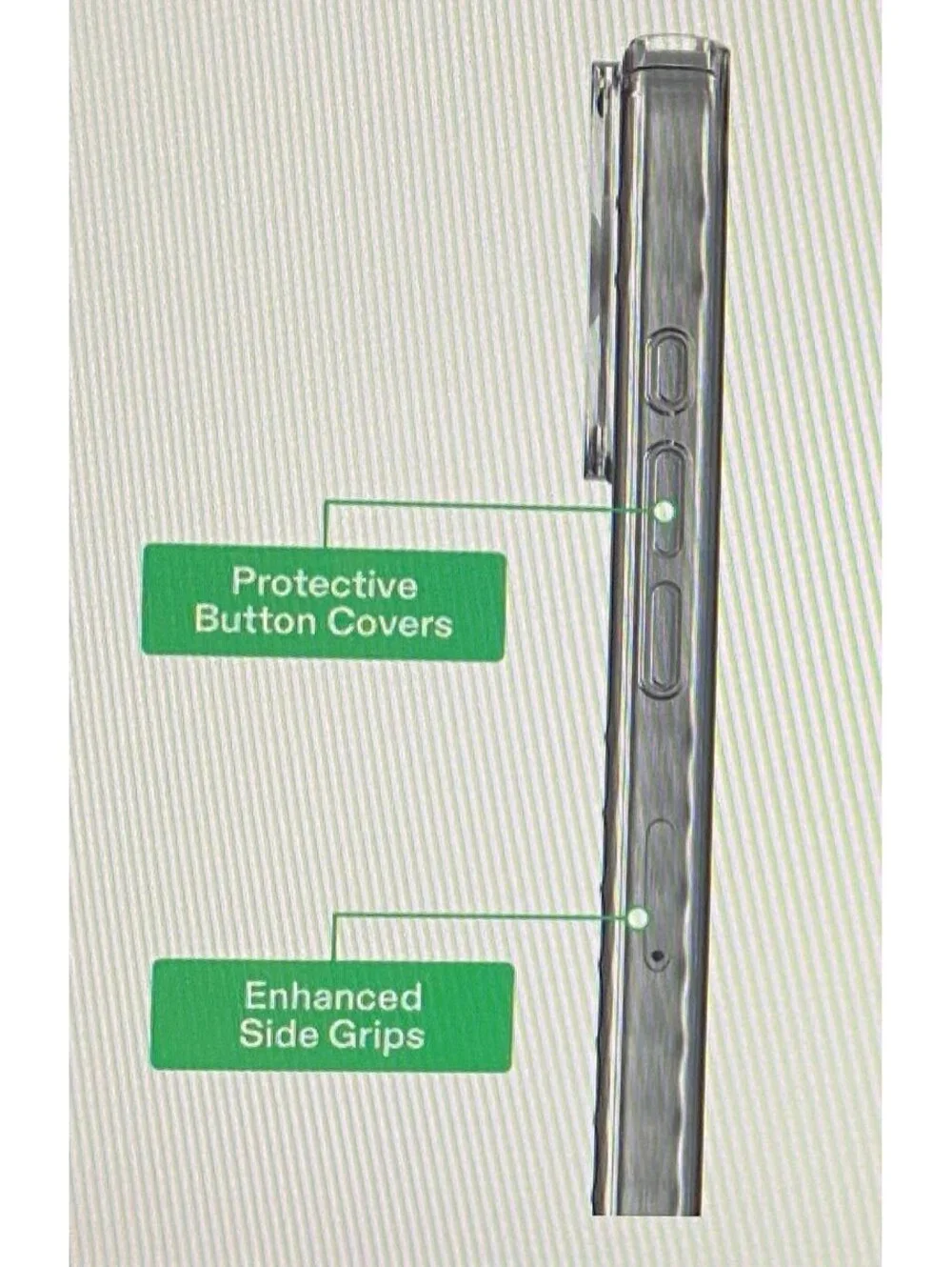 Onn Protective Gel Case for iPhone 16 Pro Max Clear